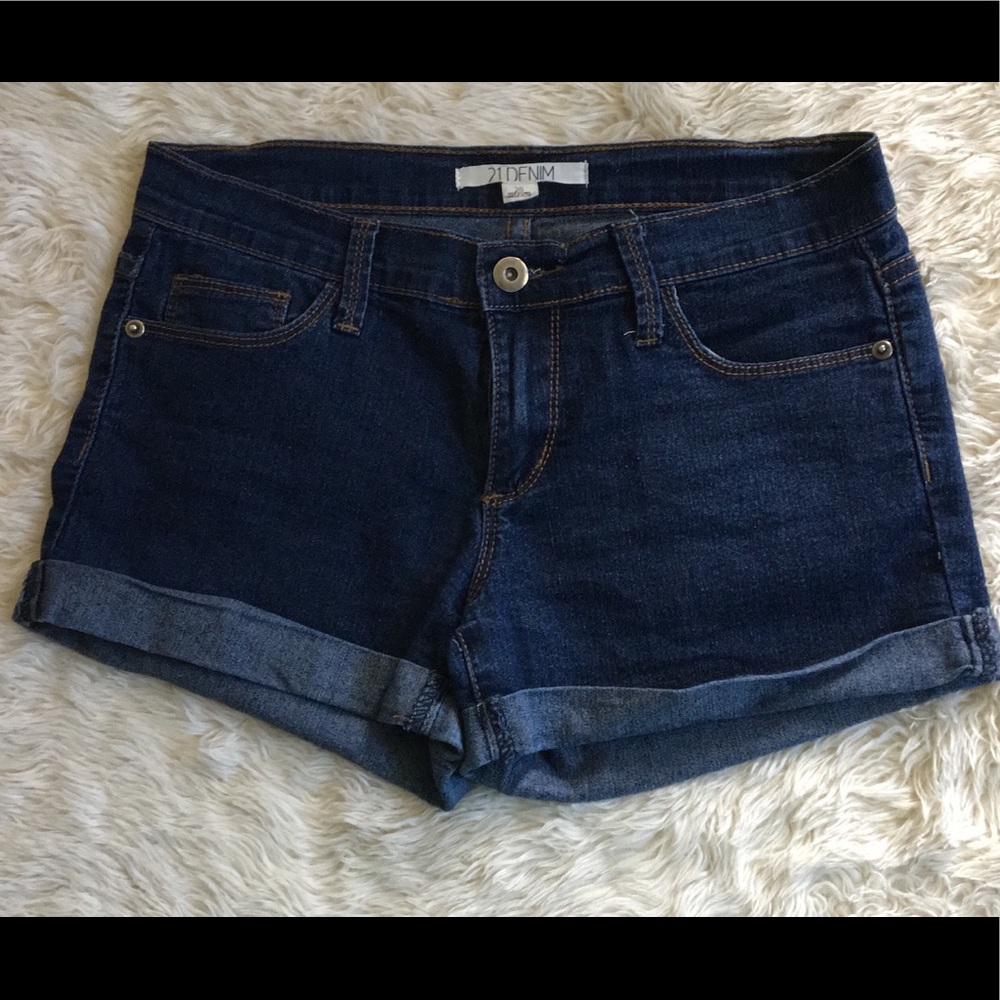 Blue Denim Shorts